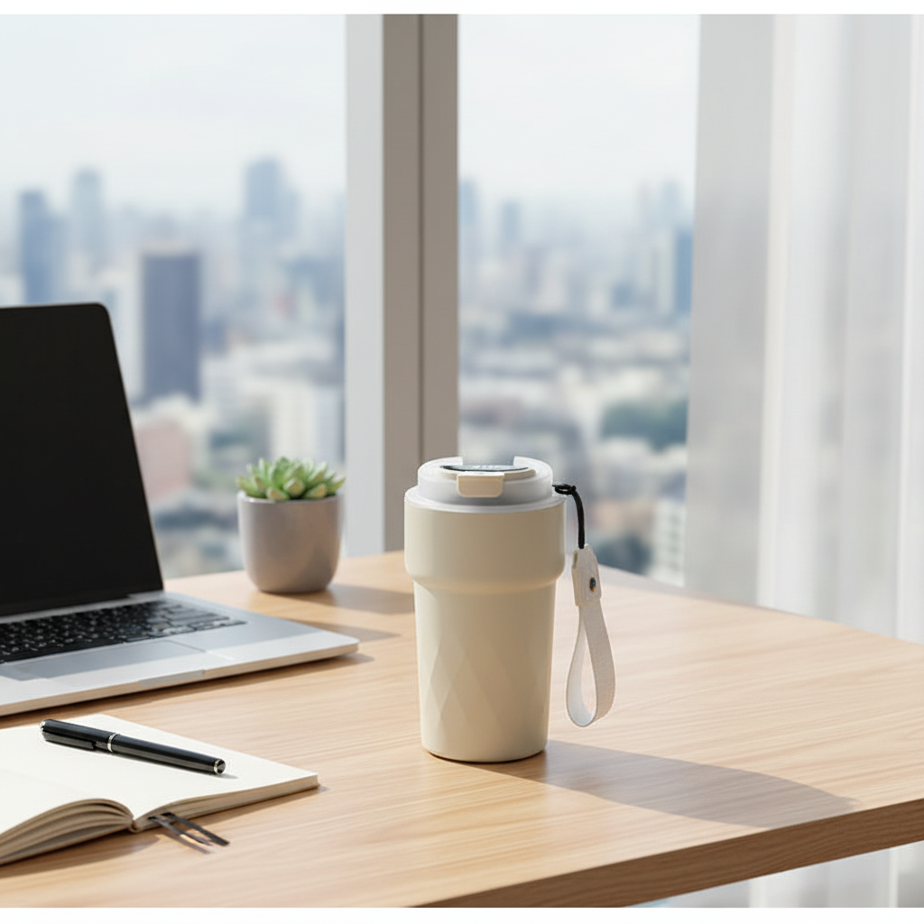 510ml Smart Temperature Display Coffee Mug | Stainless Steel Travel Cup Manufacturer | Custom Logo Wholesale Supplier