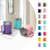 Custom 12oz 14oz 16oz 20oz Stainless Steel Double Wall Thermal Travel Vacuum Tumbler Coffee Mug With Handle