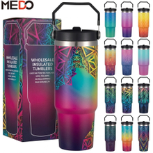 Wholesale Custom Stainless Steel Water Bottle Christmas Vacuum Insulated for Sports Camping Car Travel