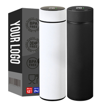 Stainless Steel Termo Digital Tumbler Mugs Insulated Temperature Flask Smart Led Thermo Water Bottle With Temperature Display