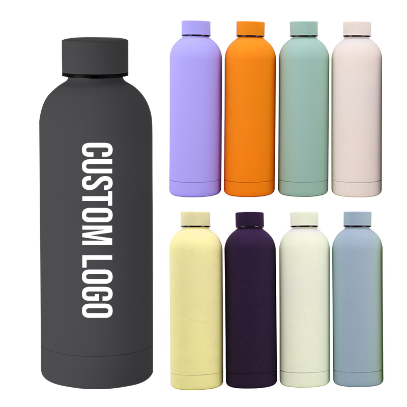 Best Seller Travel Promotional Eco Friendly Stainless Steel Double Wall Insulated Vacuum Water Bottle With Lid