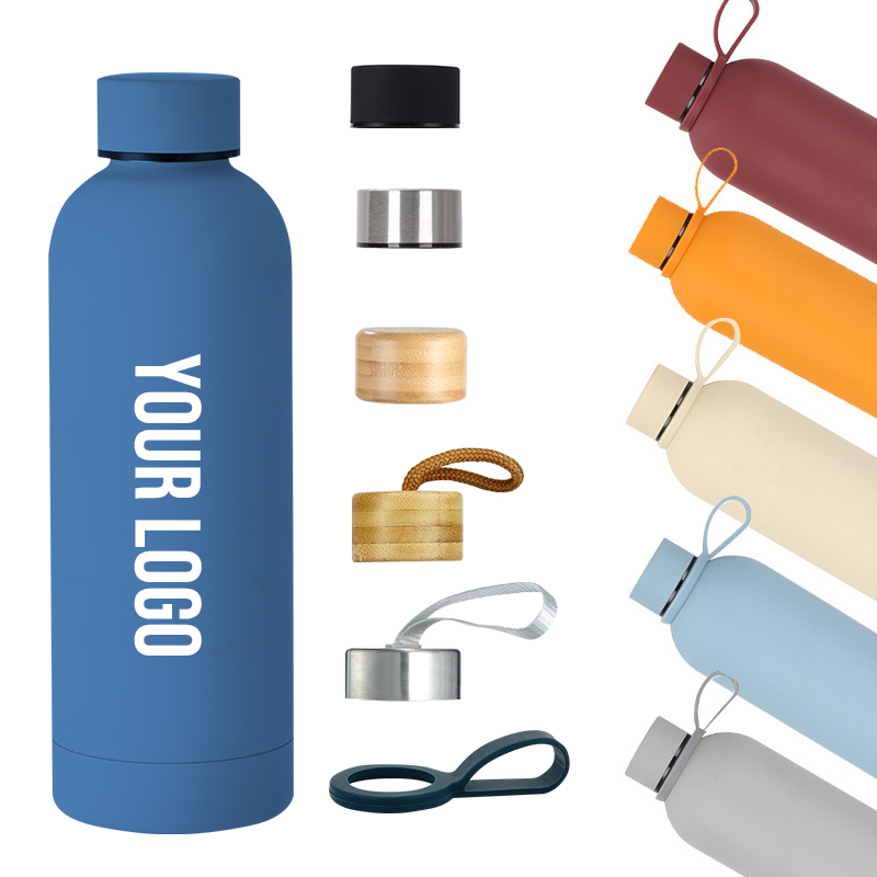 Large Capacity Wholesale Double Wall Small Mouth Insulated Sports Vacuum Insulated Stainless Steel Water Bottles With Lids
