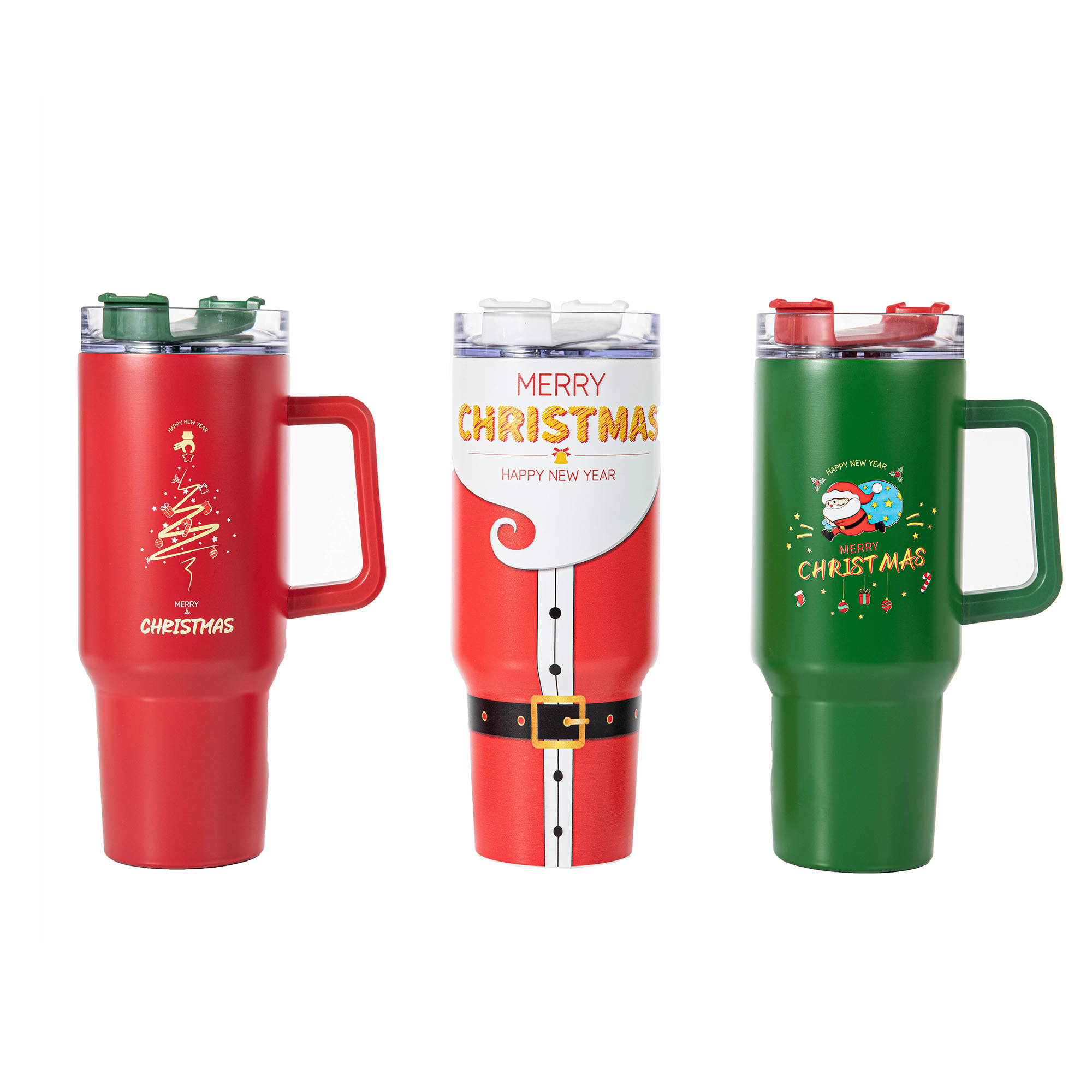 Wholesale Christmas Custom Graphic Stainless Steel Insulated Water Bottle for Sports Travel Camping Gift