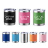 2025 Double Wall Stainless Steel 10oz Tumblers Beer Cups With Magnetic Slide Lid Powder Coated Water Bottle for Beer