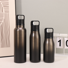 Wholesale Custom Logo 500ml 750ml Double Wall Insulated Thermal Sports Stainless Steel Water Bottle with Lid for Gym Sports