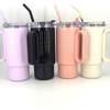 Mothers Day Gifts New Design BPA Free PS Material Lid Car Cup 40oz Tumbler With Handle And Lid