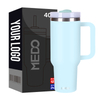 Wholesale Custom LOGO Tumbler Stainless Steel Travel Mug Coffee Tumbler Vacuum Cup 20oz 30oz 40oz Tumbler With Handle Straw