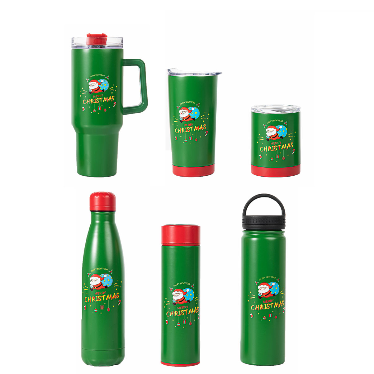 Wholesale New Custom Color Christmas Stainless Steel Insulated Tumbler for Sports Travel Camping Gift