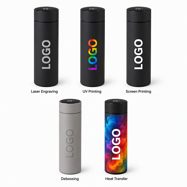 smart stainless steel water bottle with LED lid (3)