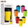 New 300ml Double Wall Vacuum Coffee Cup with Flip Lid | Custom Logo Stainless Steel Travel Mug