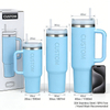 Wholesale Insulated Stainless Steel Tumbler with Handle 40oz for Car Office