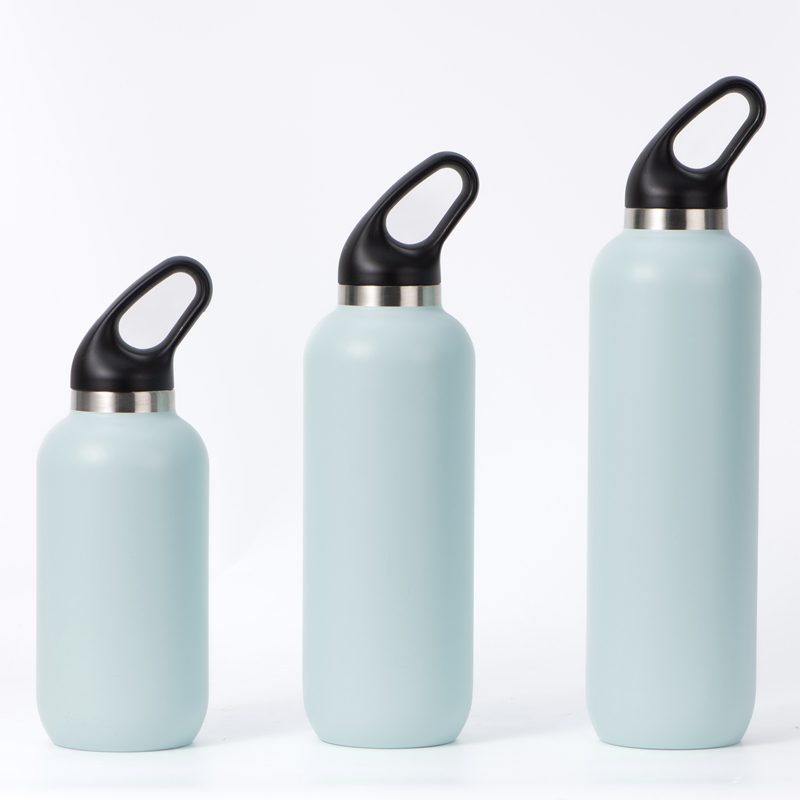 New Product Idea 2025 Custom Small Mouth Water Bottle 500ml 750ml 900ml Vacuum Insulated Outdoor Sport Bottle With Lid