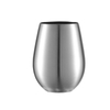 18oz Stainless Steel Wine Tumbler Custom Single Wall Coffee Mug Insulated Egg Shaped Cup