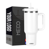 Wholesale Custom LOGO Tumbler Stainless Steel Travel Mug Coffee Tumbler Vacuum Cup 20oz 30oz 40oz Tumbler With Handle Straw