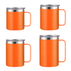 Custom 12oz 14oz 16oz 20oz Stainless Steel Double Wall Thermal Travel Vacuum Tumbler Coffee Mug With Handle