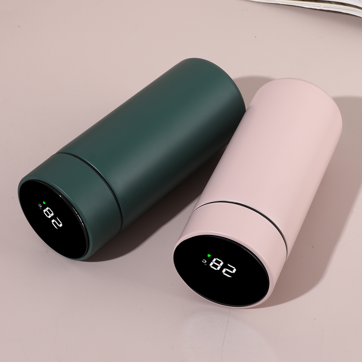 Hot Sales 280ML Compact Pocket Stainless Steel Bottle with LED Temp Display & Vacuum Insulation