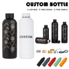 Vacuum Insulated Stainless Steel Water Bottle 350ml/500ml – Powder Coated, Leak-Proof, BPA-Free, OEM Custom Logo for Office & Sports
