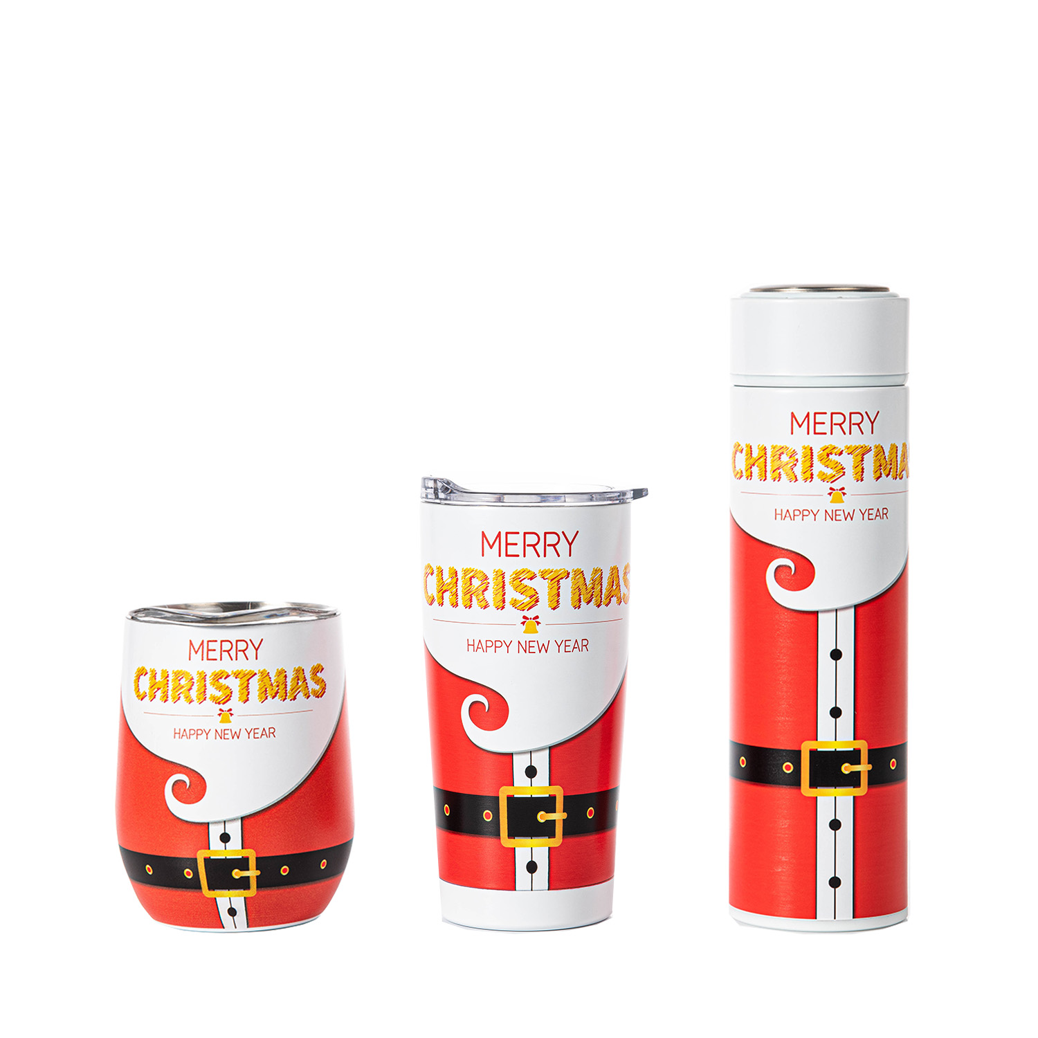 Hot Sales Custom Graphic Christmas Stainless Steel Water Bottle for Sports Travel Camping