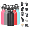 Wholesale 16oz 20oz 24oz 32oz Custom Logo Double Wall Vacuum Insulated Stainless Steel Thermos Water Bottle With Bamboo Lid