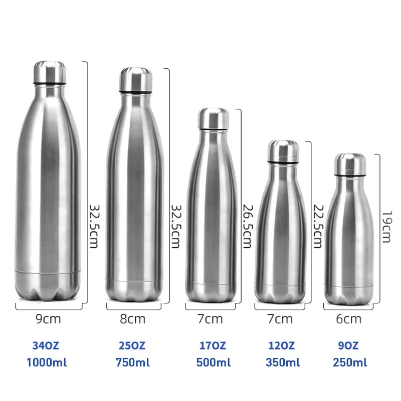 Wholesale Classic Cola Shaped Stainless Steel Water Bottle
