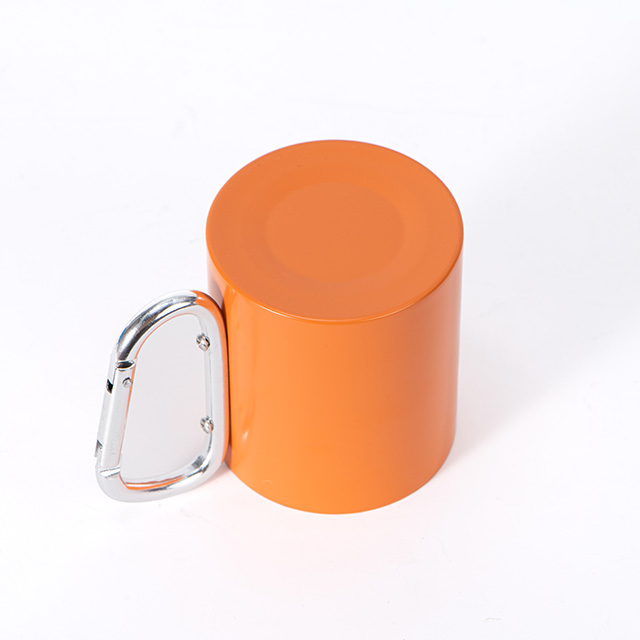 Wholesale 220ml 300ml Stainless Steel Camping Mug with Carabiner