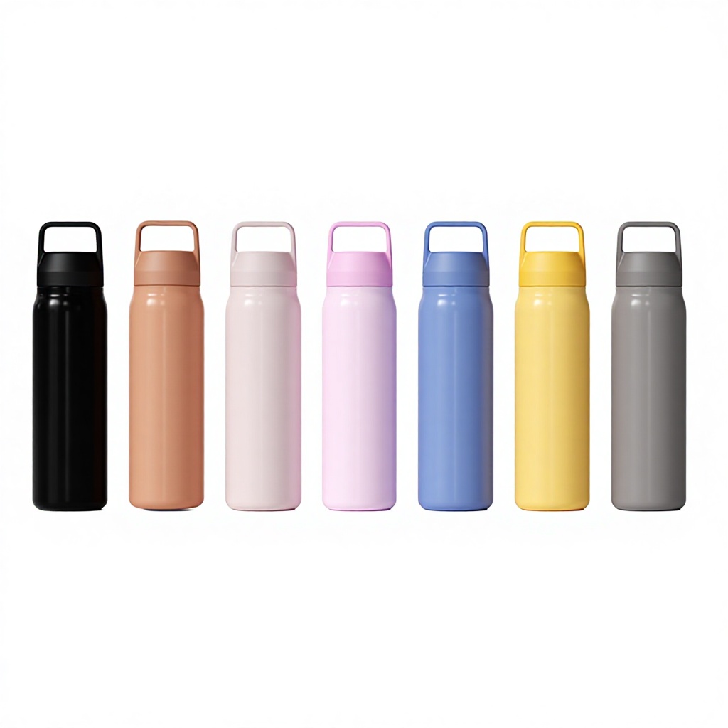 Wholesale New 420ml Insulated Water Bottle BPA Free Hot/Cold Thermos Stainless Steel Tumbler with Handle Custom for Camping Use