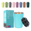 Wholesale Cheap Vacuum Insulated Reusable Coffee Tumbler Cup 350ML 304 Stainless Steel Coffee Cup with Lid for Car Office