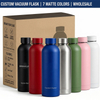 500ml Gradient Color Vacuum Flask Custom Printed Logo Double Wall Insulated Sports Water Bottle for Promotional Gifts - Bulk Supplier
