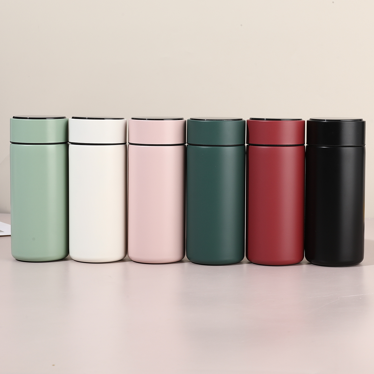 Custom 280ML Compact Pocket Stainless Steel Water Bottle with LED Temp Display and Vacuum Tech