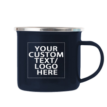 High Quality Wholesale Custom Printing Customized Classic Simplicity Iron Enamel Mugs Cup for Promotion