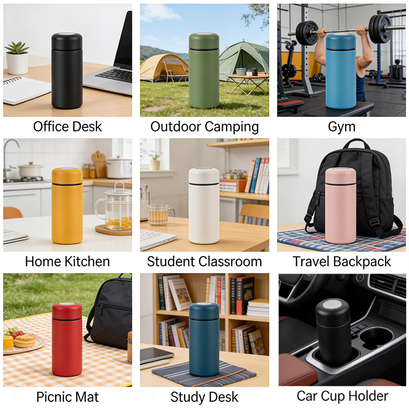 300ml Smart LED Temperature Display Vacuum Flask Mini Stainless Steel Thermos