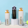 New Arrival Factory Wholesale Custom logo Sports Stainless Steel Vacuum Water Bottle with Lid Straw for Travel Camping