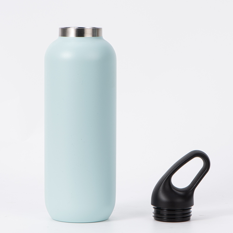 New Product Idea 2025 Custom Small Mouth Water Bottle 500ml 750ml 900ml Vacuum Insulated Outdoor Sport Bottle With Lid