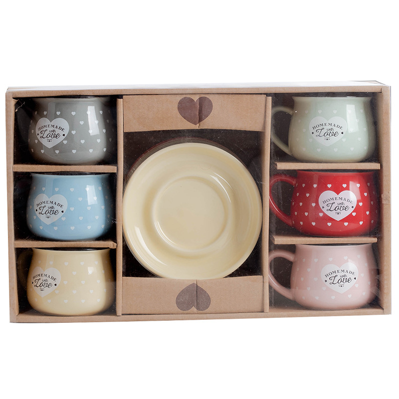 170ml Creative Ceramic Coffee Mug Breakfast Milk Tea Cups Home Office Drinkware Gift