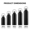 Wholesale Wide Mouth Insulated Stainless Steel Sports Water Bottle