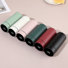 Wholesale Lightweight 280ML Mini Pocket Stainless Steel Bottle with LED Display & Double Vacuum Layer