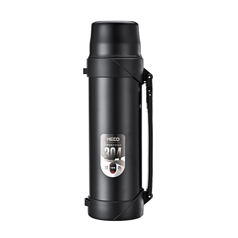 Customizable 304 Stainless Steel Vacuum Flask With Large Capacity And Double Lid Design For Outdoor Activities