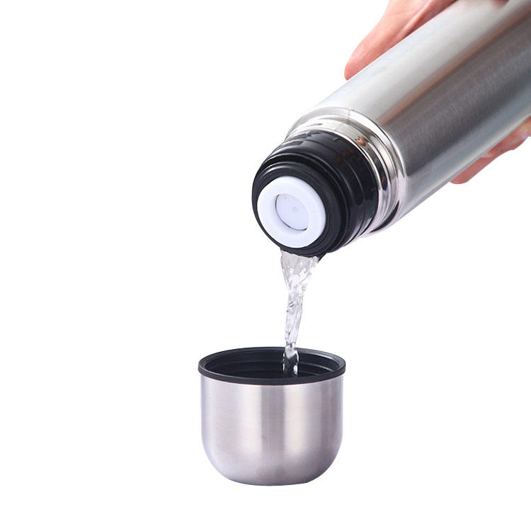Factory Wholesale Popular Products Stainless Steel Water Bottle with Lid for Sports Drinking Hiking