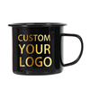Wholesale Non Toxic Food Safe Galaxy Colored Customized Enamel Tableware Metal Steel Camping Outdoors Coffee Enamel Mugs Cup