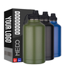 Wholesale Custom logo High Quality 64oz Stainless Steel Tumblers Flasks Double Wall Thermos with Straw for School