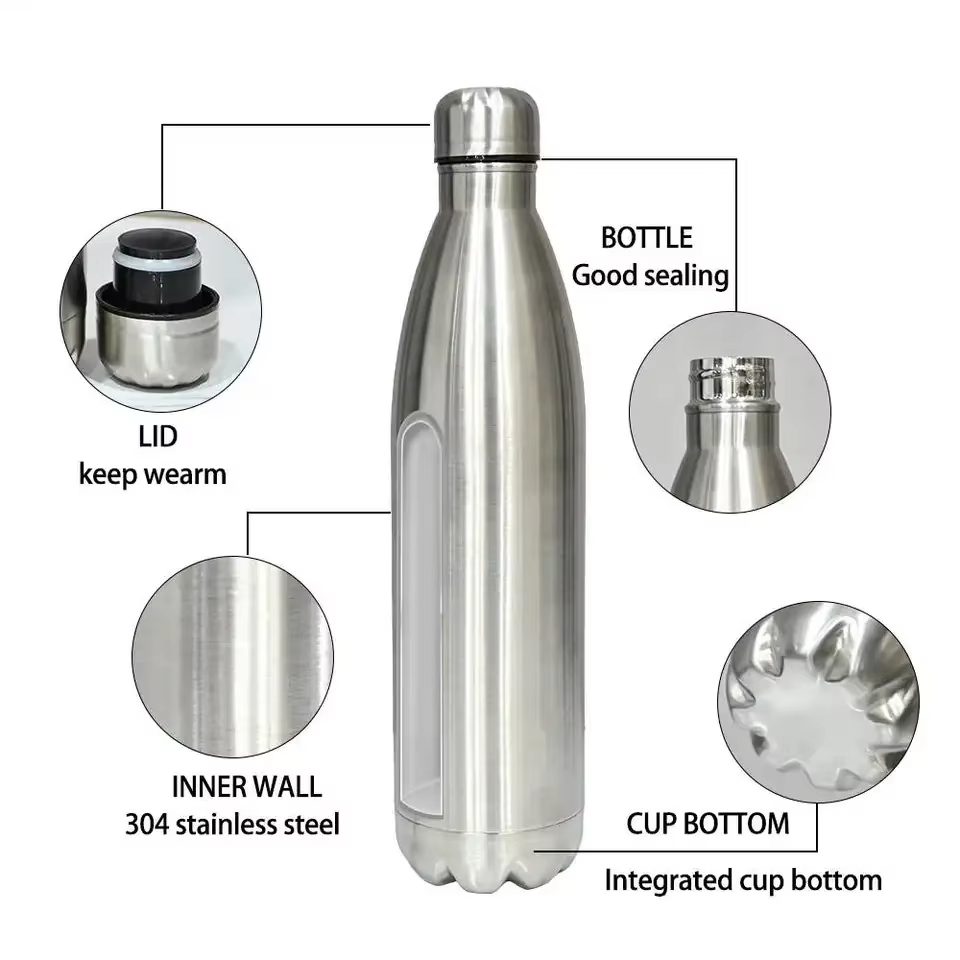 Wholesale Classic Cola Shaped Stainless Steel Water Bottle
