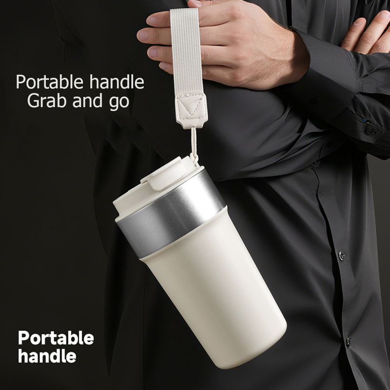 Wholesale 510ml Stainless Steel Coffee Tumbler Custom Logo Leak-Proof Vacuum Insulated Eco-Friendly BPA Free Classic Office Cup