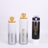 New Arrival Factory Wholesale Custom logo Sports Stainless Steel Vacuum Water Bottle with Lid Straw for Travel Camping