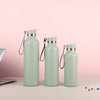 New Arrival Wholesale Custom logo Color Vacuum Thermos Cup Sports Stainless Steel Water Bottle with Lid Rope for Hiking Camping