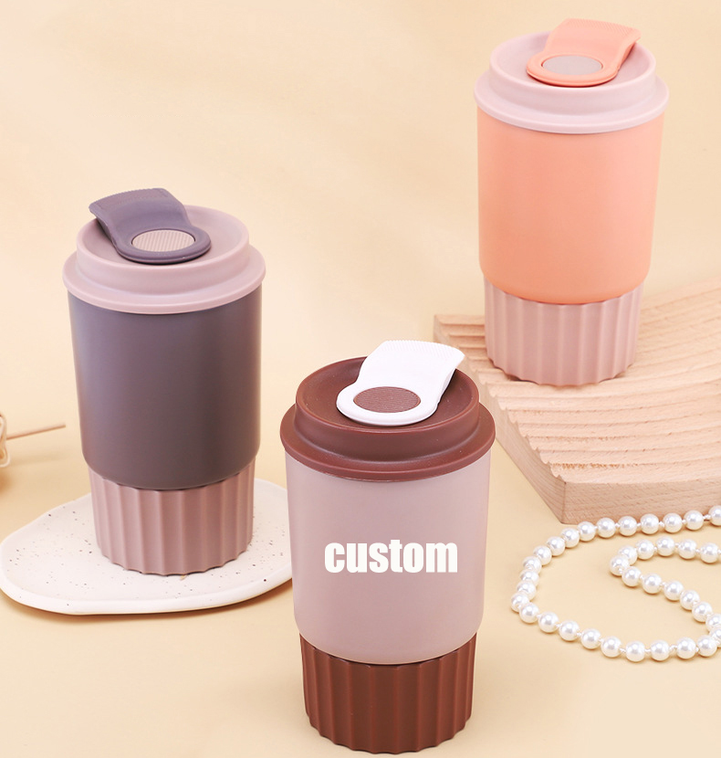 Custom Logo Leakproof Travel Mug: Portable 360ml Stainless Steel Double Wall Insulated Coffee Cup for Hot & Cold, Perfect for On-the-Go