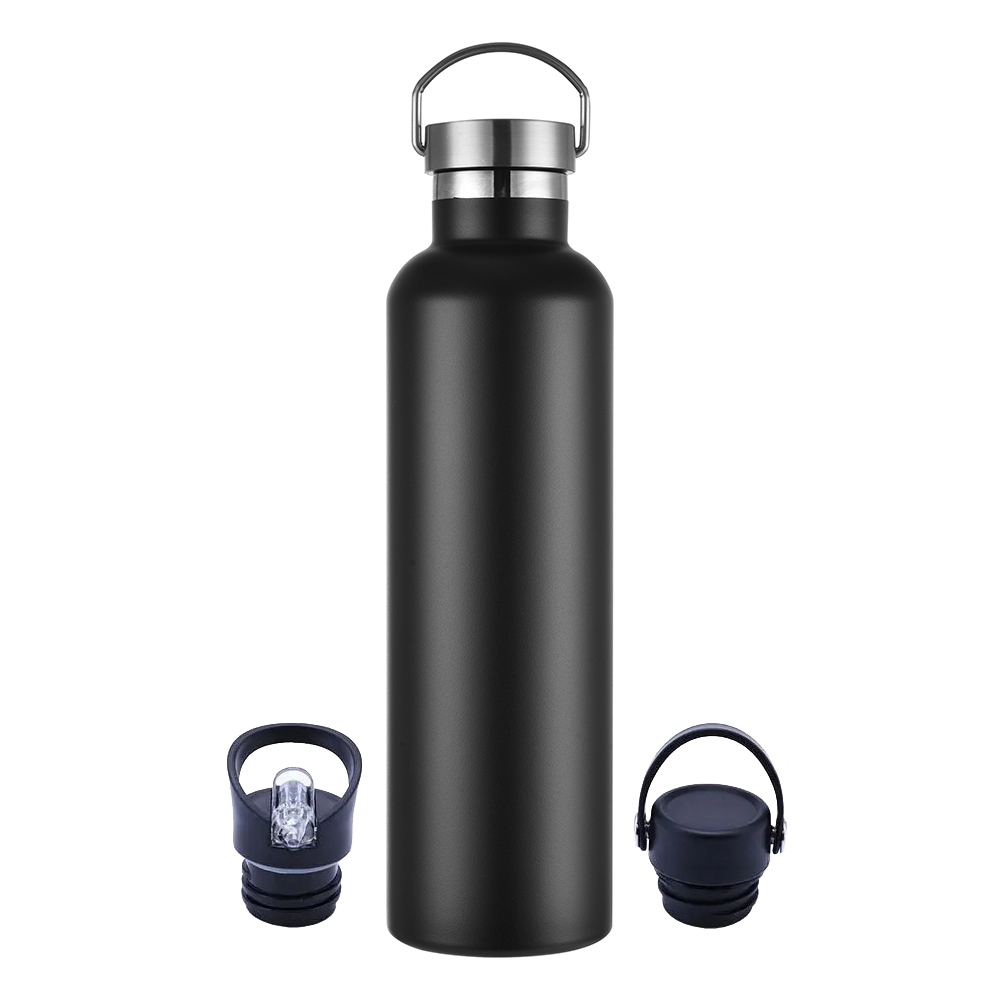 High Quality Hot Water Thermos 350ml 500ml 600ml 750ml 1000ml Stainless Steel Insulated Stainless Steel Water Bottle Flask with Bamboo Lid