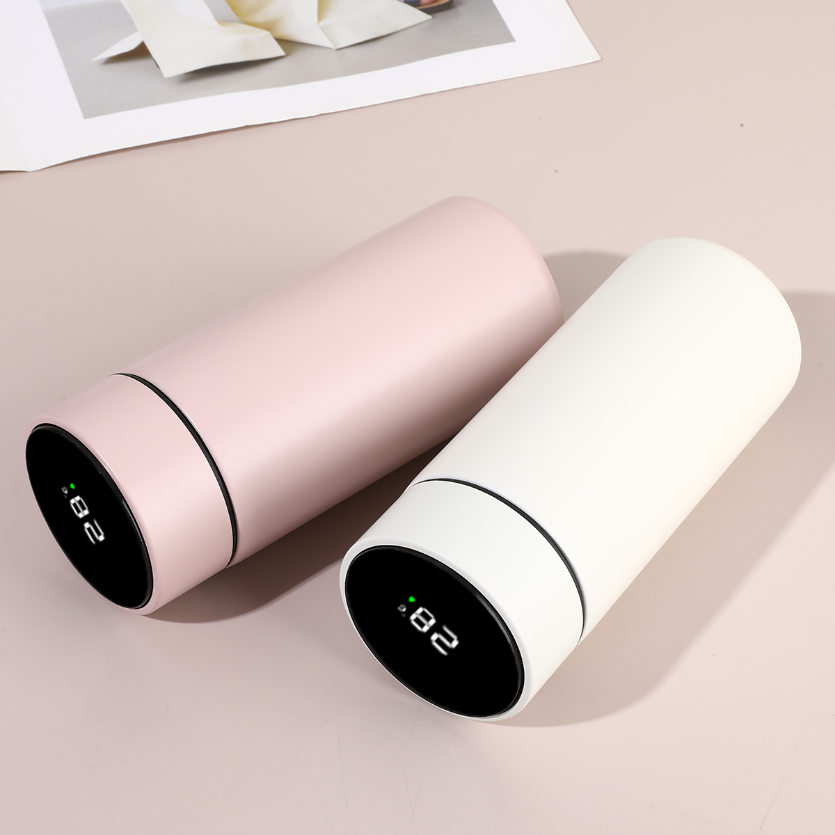 Hot Sales 280ML Compact Pocket Stainless Steel Bottle with LED Temp Display & Vacuum Insulation