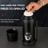 Customizable 304 Stainless Steel Vacuum Flask With Large Capacity And Double Lid Design For Outdoor Activities