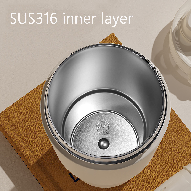 Custom Loog Straw Drink Travel Coffee Tumbler Thermal Mug High Quality SUS316 Stainless Steel Tumblers with Straw Tea Infuser