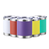 2025 Double Wall Stainless Steel 10oz Tumblers Beer Cups With Magnetic Slide Lid Powder Coated Water Bottle for Beer